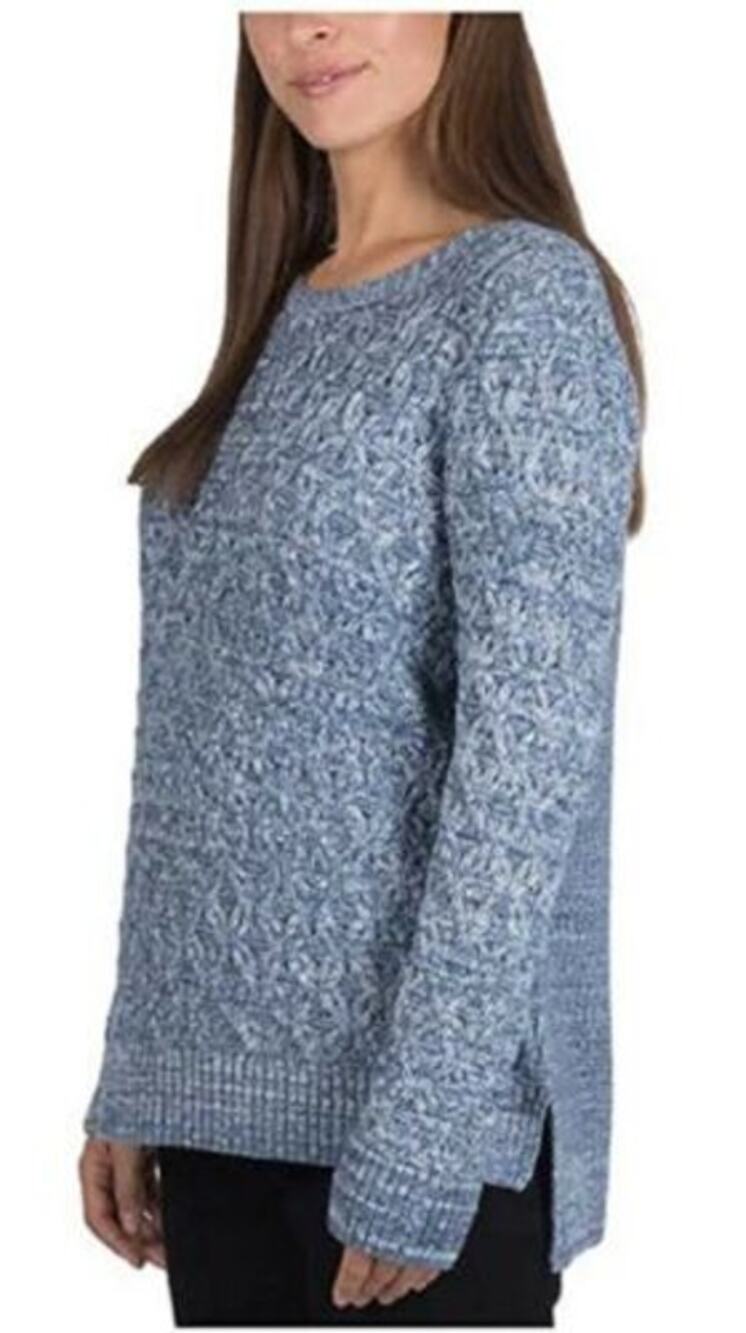 Jeanne Pierre Fisherman Cable-Knit Pullover Sweater Size Medium